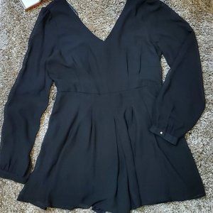 Long Sleeve Romper Short
